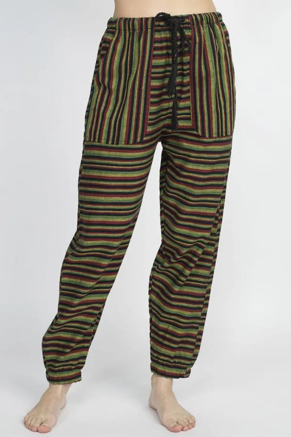 Rasta Stripe Ladies Joggers