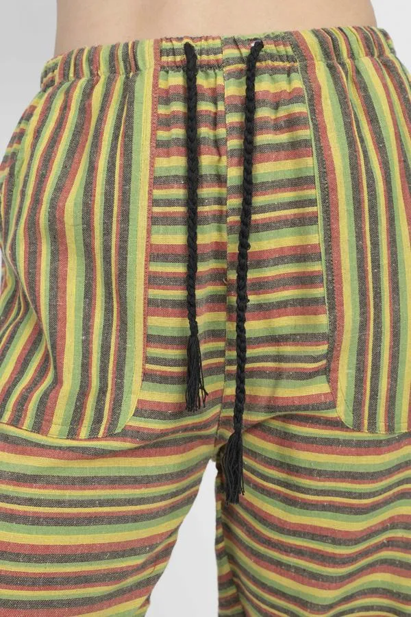 Rasta Stripe Ladies Joggers