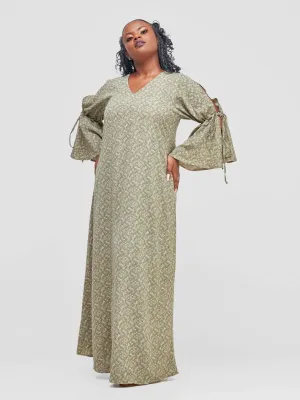 Salok Havilah Elsa Dress - Green Print