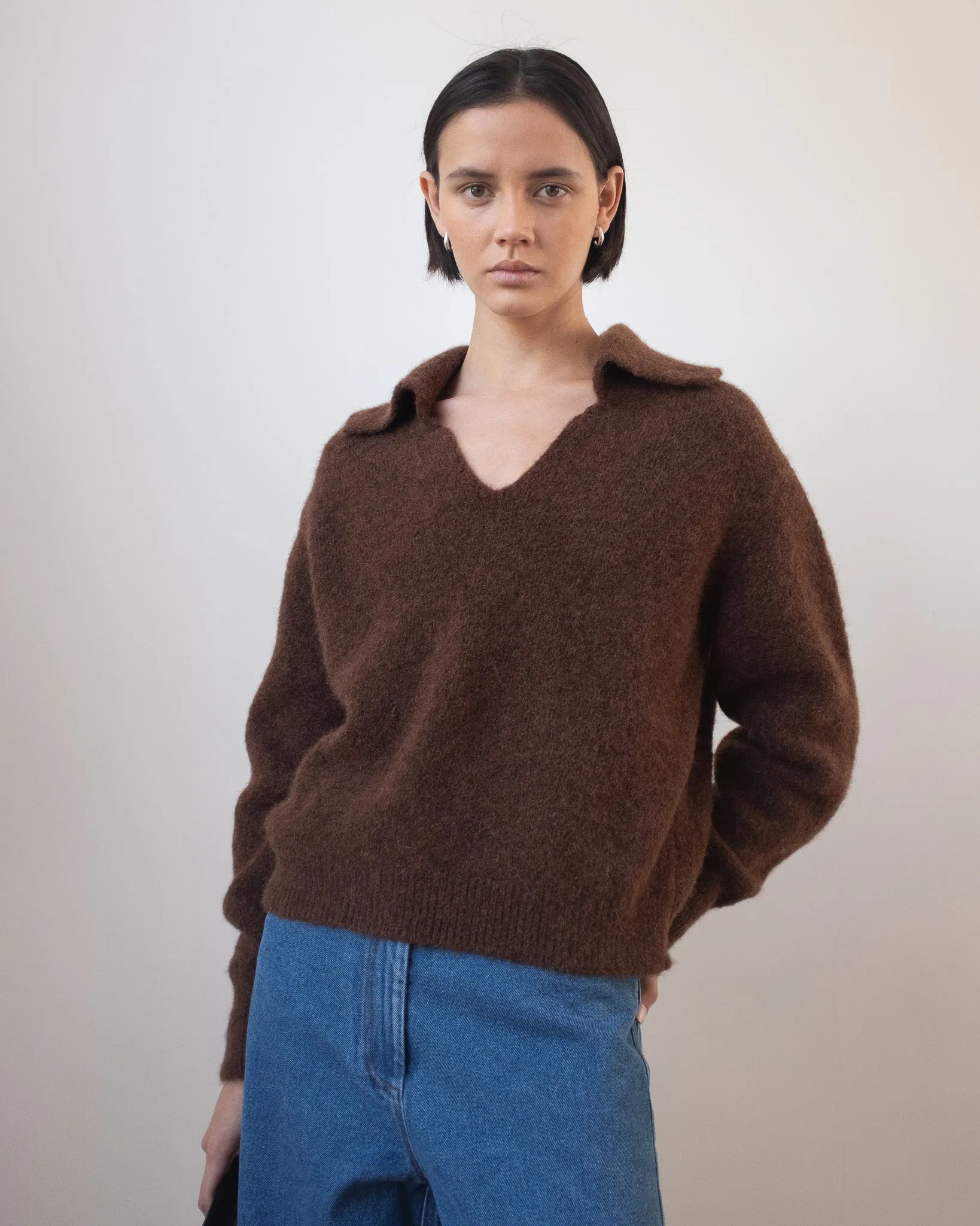 Sandy Sweater Alpaca Brown