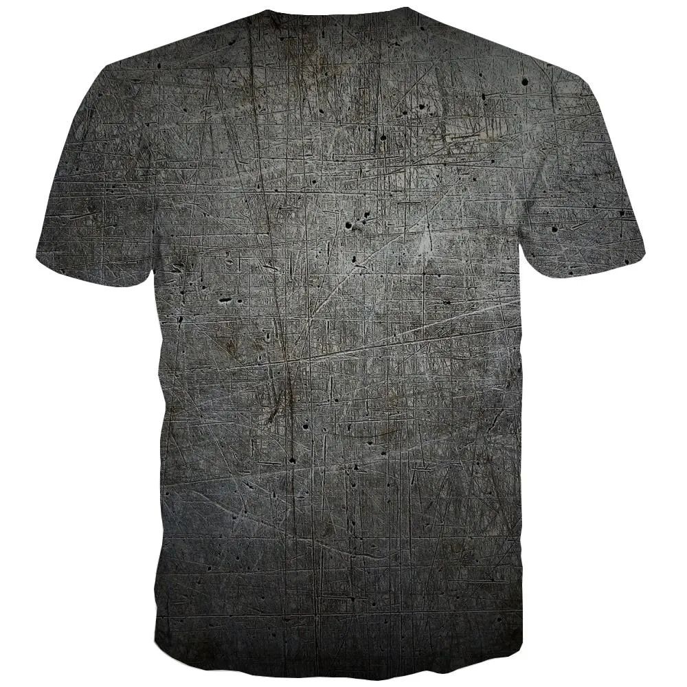 Scratch texture mottled wall tshirt clothing special texture art costume different Cool men