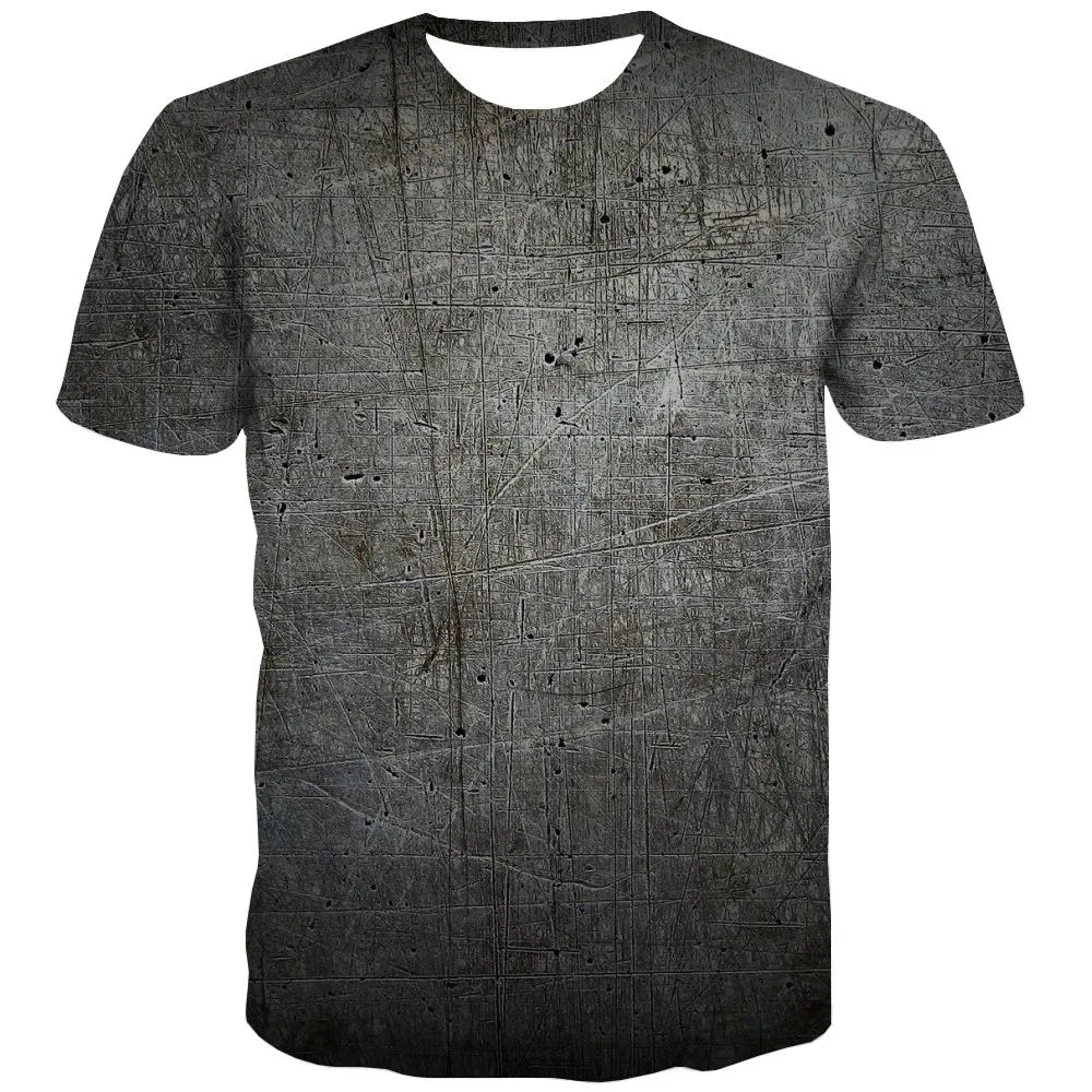 Scratch texture mottled wall tshirt clothing special texture art costume different Cool men