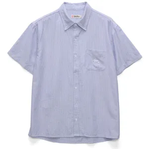 S/Double - Oxford Classic Shirt White/Blue Stripe