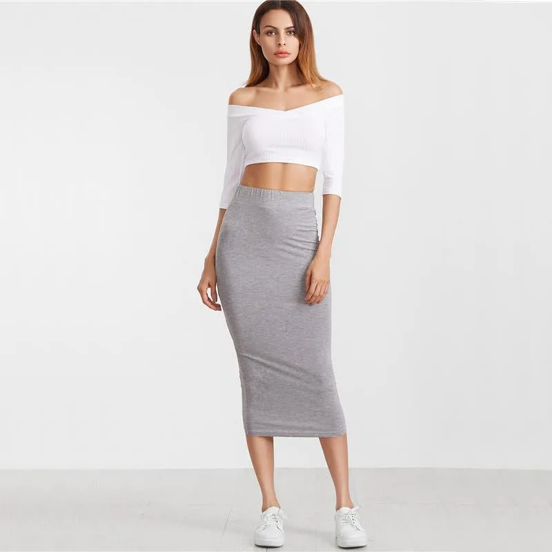 Sexy High Waist Long Skirts