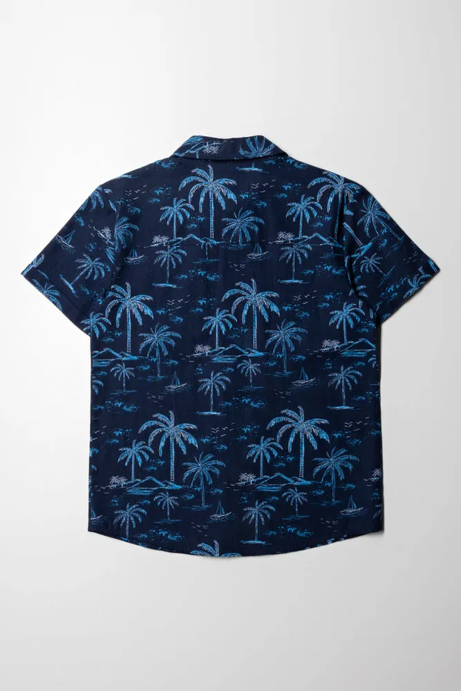 Short Sleeve Shirt Navy