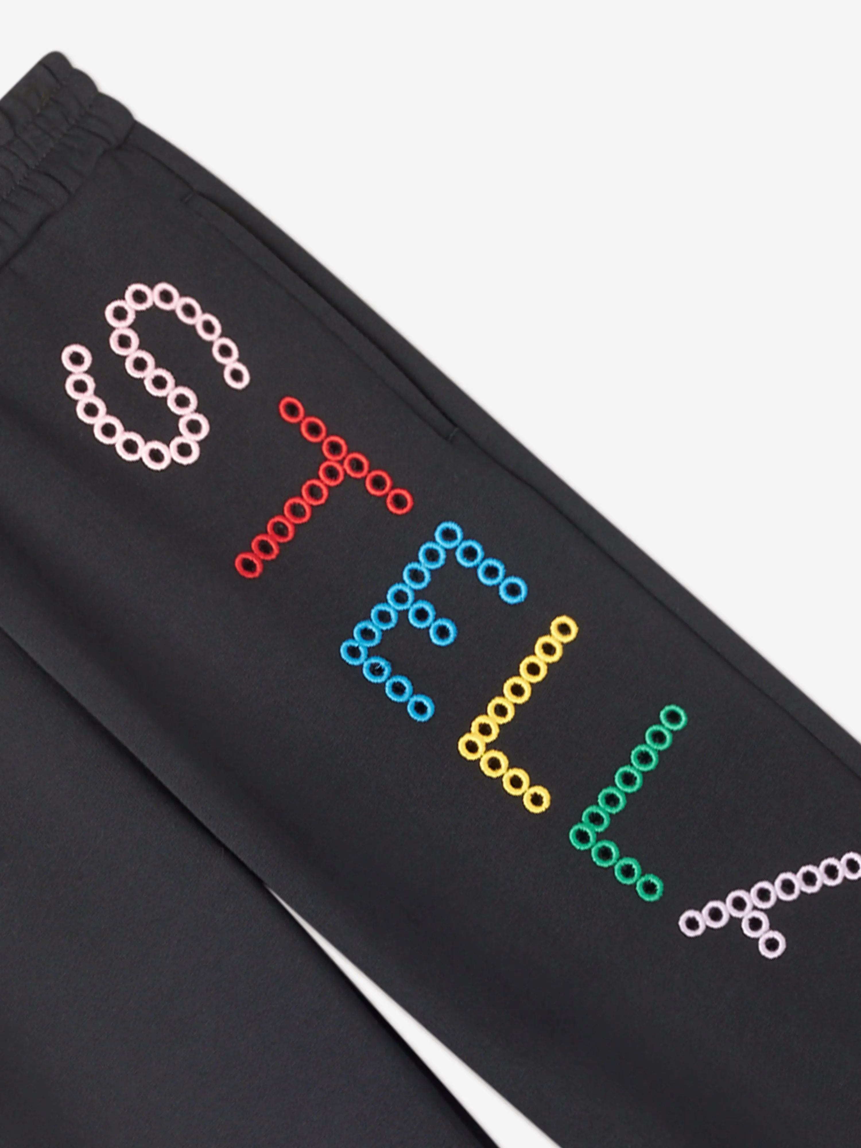 Stella McCartney Girls Logo Joggers in Black