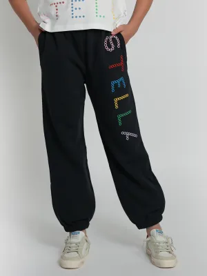 Stella McCartney Girls Logo Joggers in Black