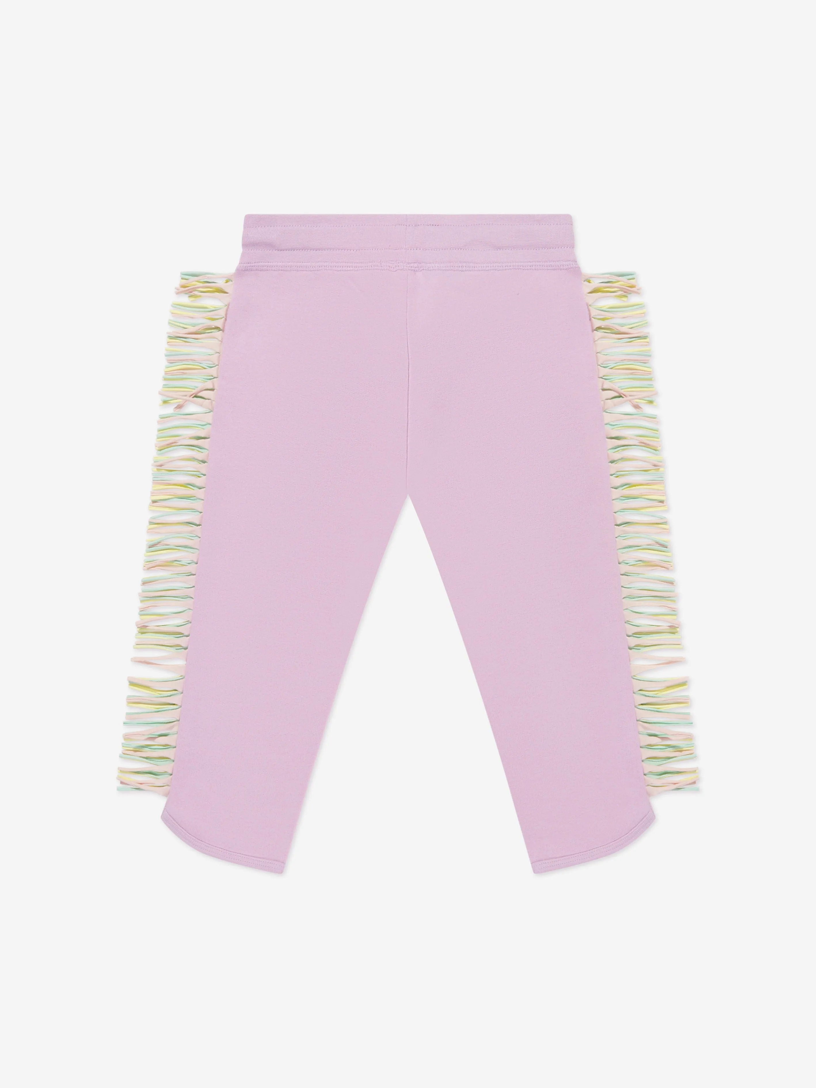 Stella McCartney Girls Tassel Joggers in Pink