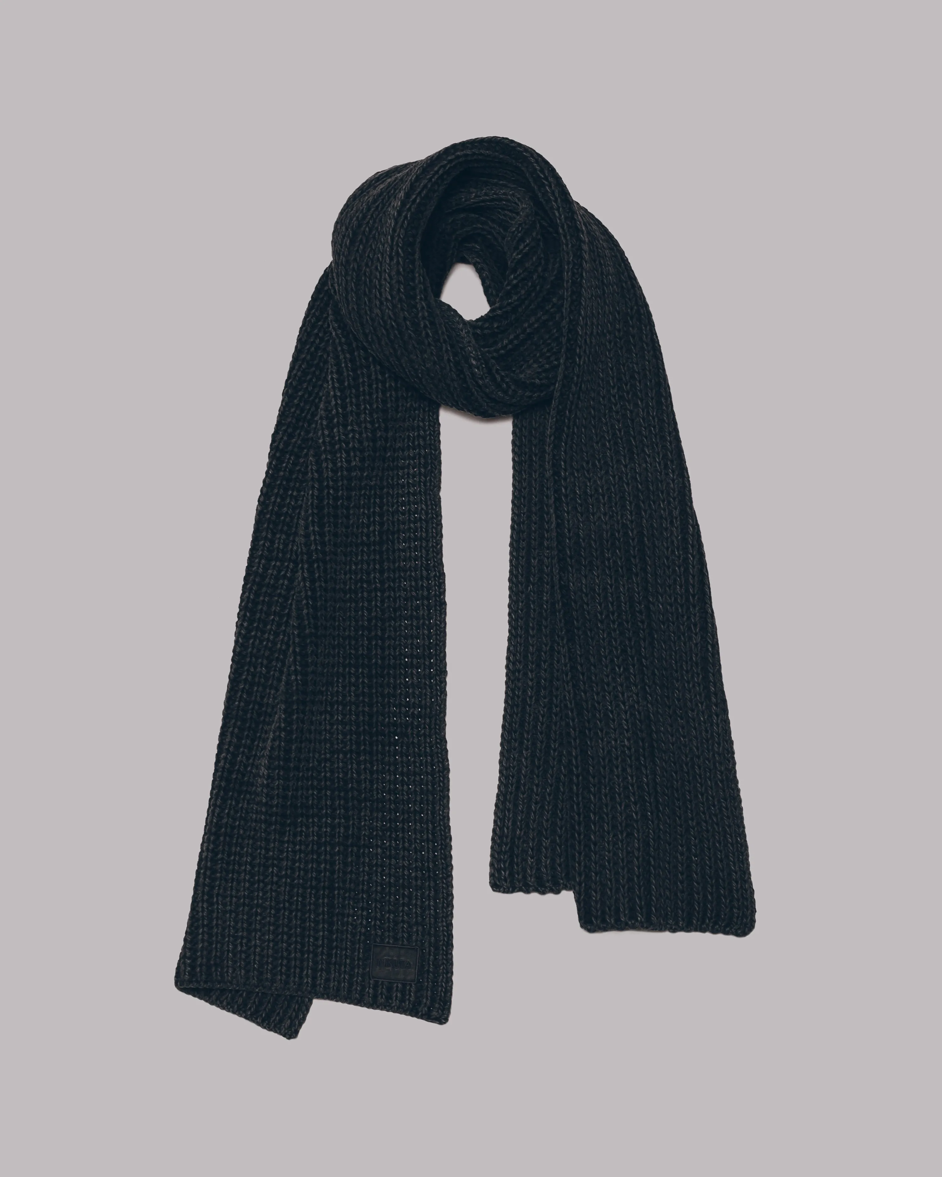 The Dark Faded Knit Scarf