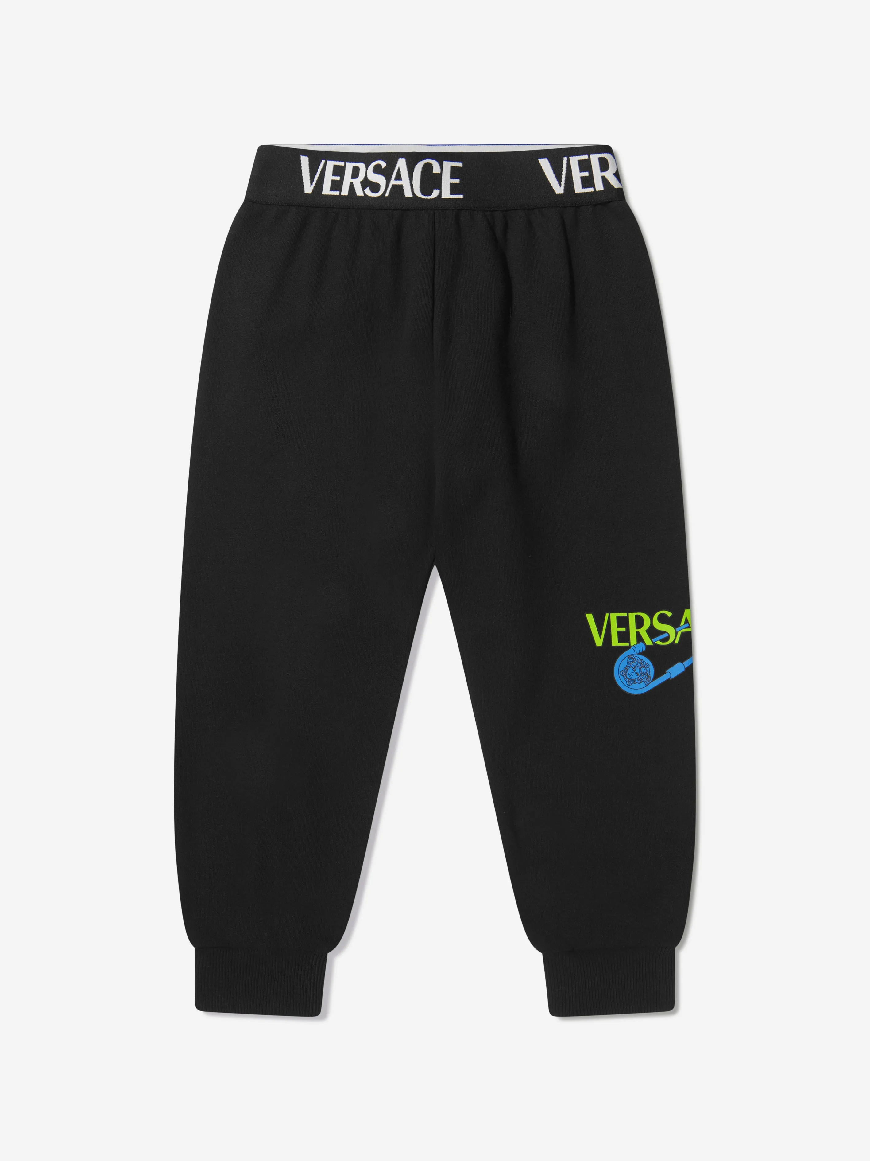 Versace Boys Logo Trim Joggers