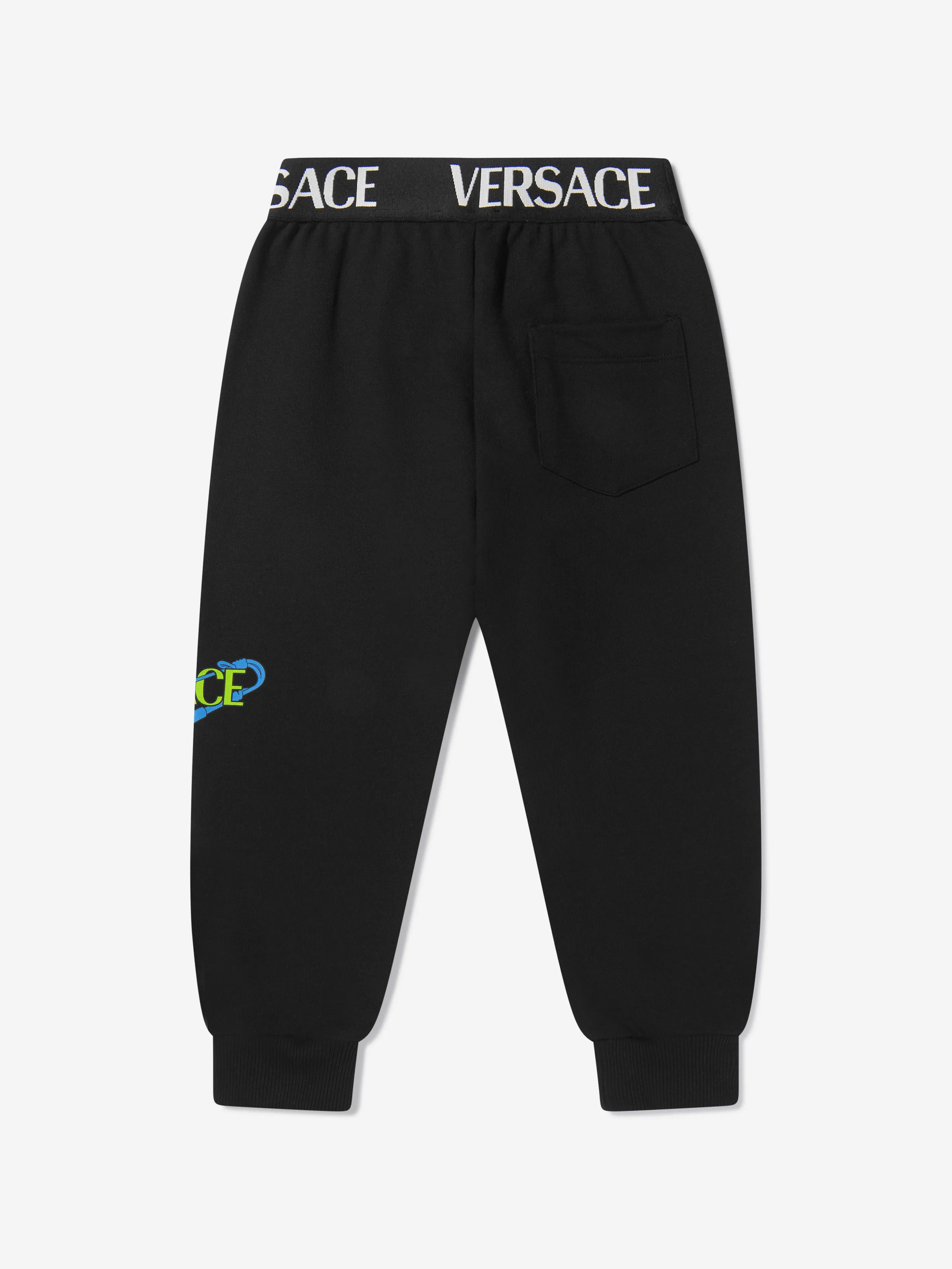 Versace Boys Logo Trim Joggers