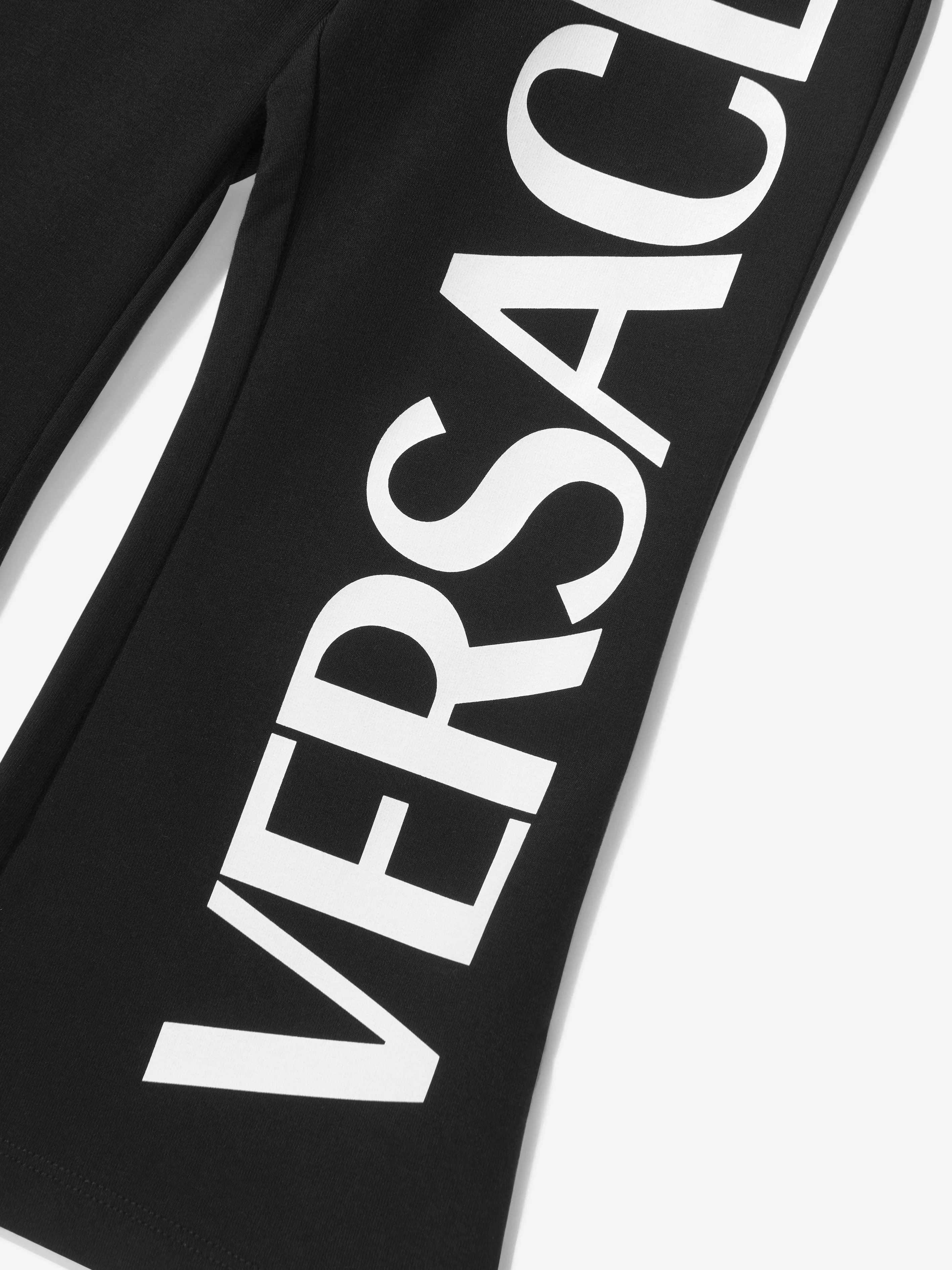 Versace Girls Flared Logo Joggers