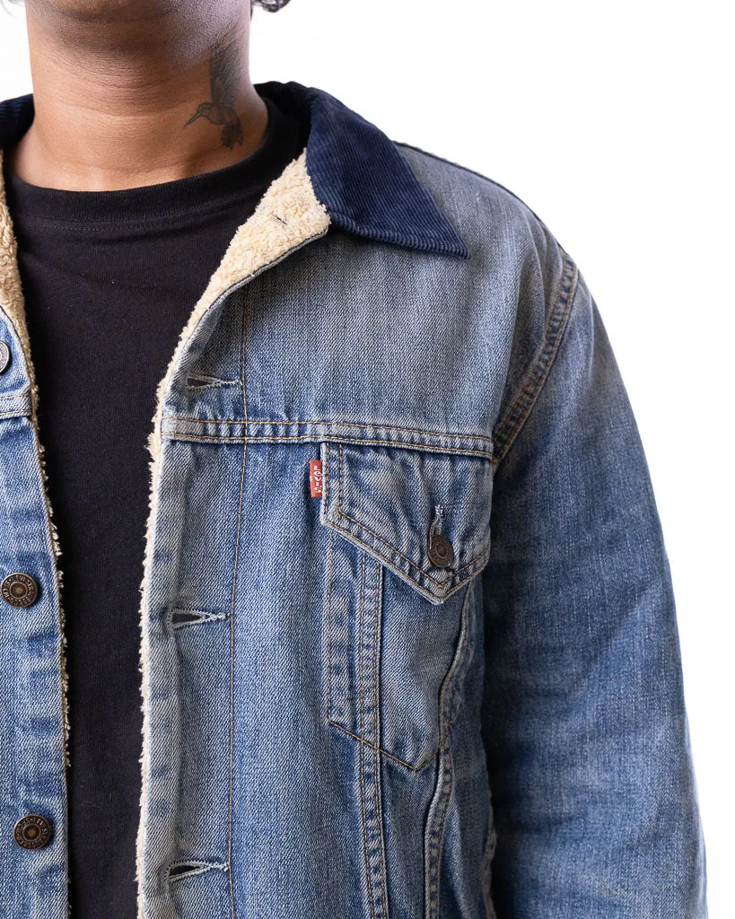 Vintage Levis Courdroy Collar Denim Furr Jacket