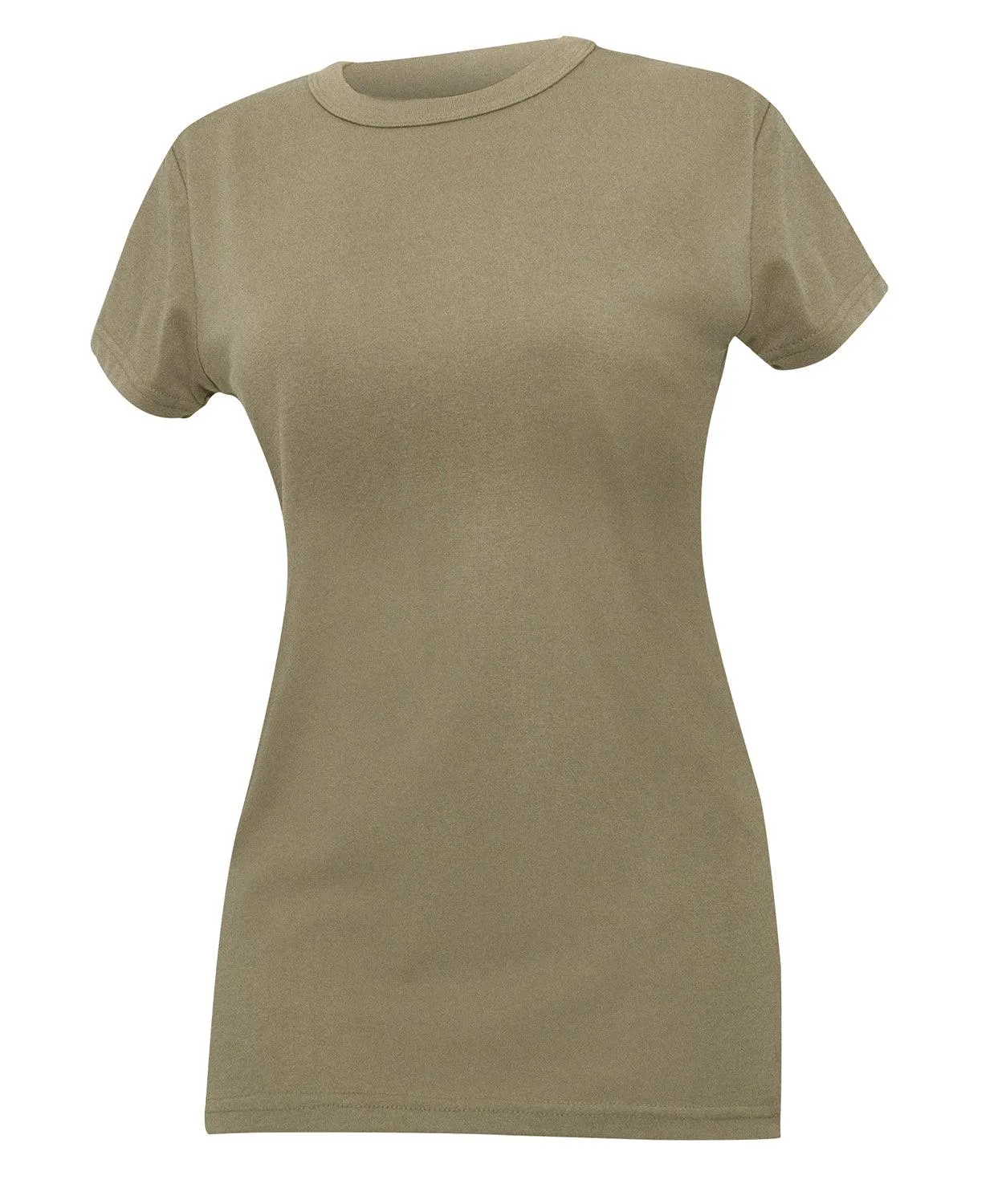 Womens Longer T-shirt - Coyote Brown