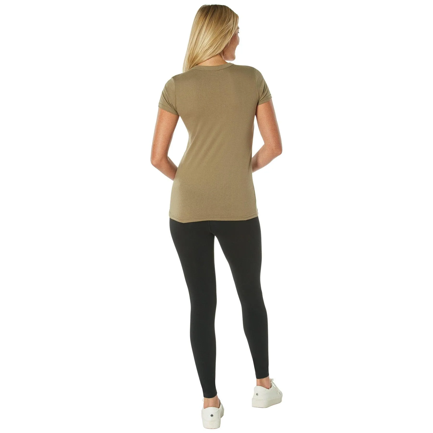 Womens Longer T-shirt - Coyote Brown