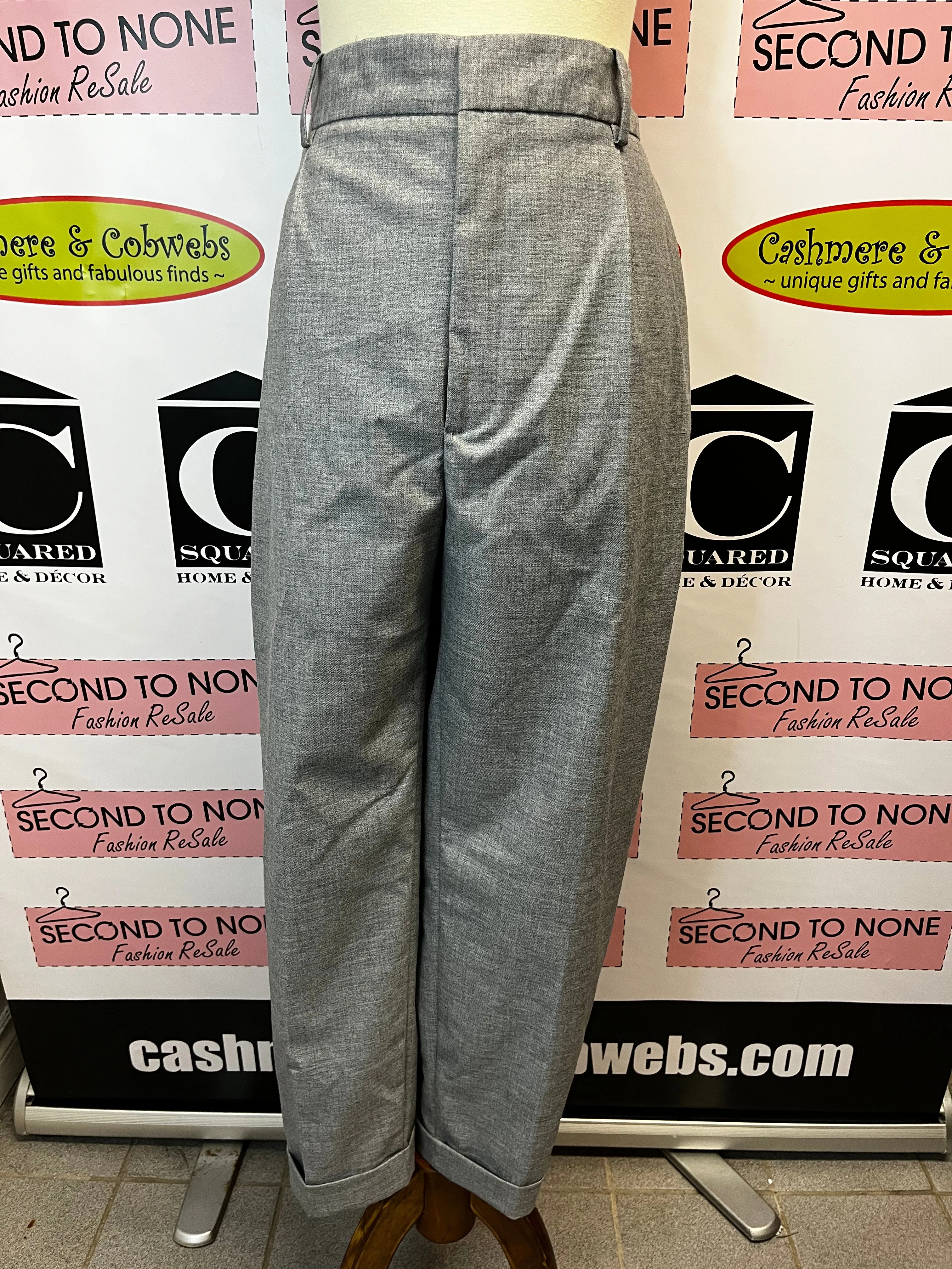 Zara Grey Trousers (Size XL)