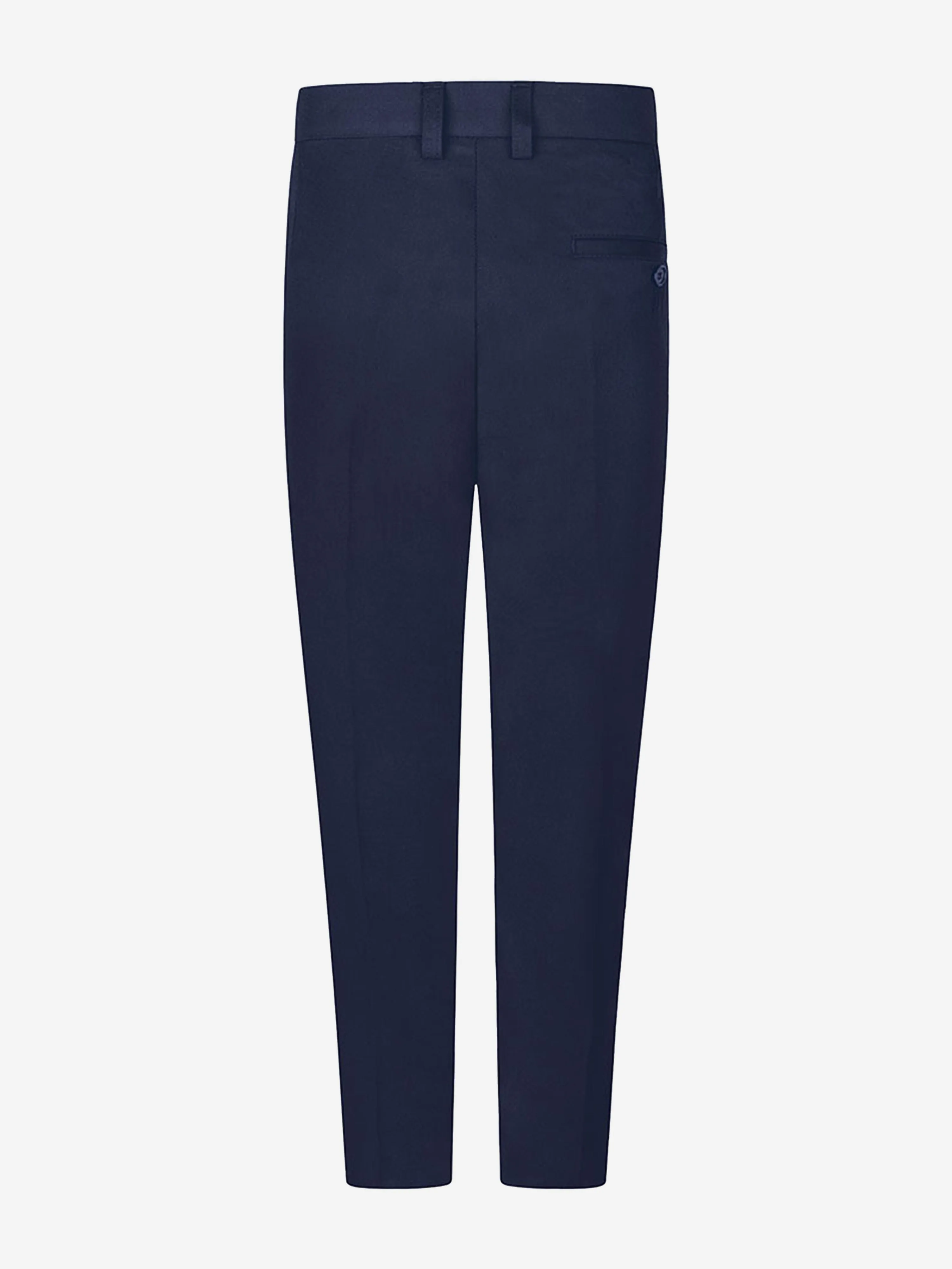 Zeco Boys School Slim Fit Regular Leg Trousers in Navy